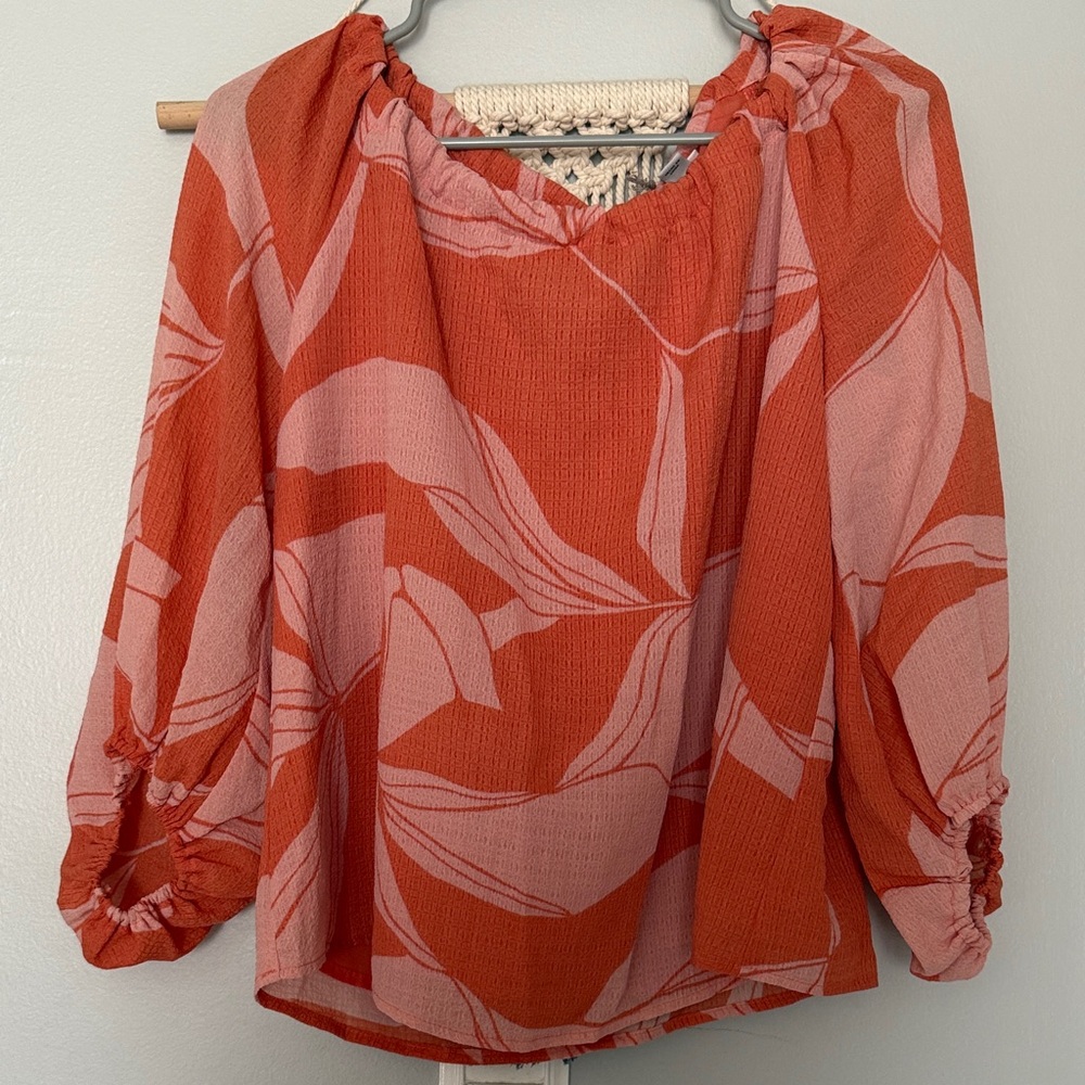Floral Patterned Women's Top